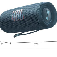 JBL Flip 6 - Portable Bluetooth Speaker, powerful sound and deep bass, IPX7 waterproof, 12 hours of playtime, JBL PartyBoost for multiple speaker pairing for home, outdoor and travel (Blue) - Volt-Edge Technologies®
