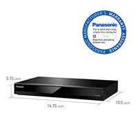 Panasonic Streaming 4K Blu Ray Player, Ultra HD Premium Video Playback with Hi-Res Audio, Voice Assist - DP-UB420-K (Black)