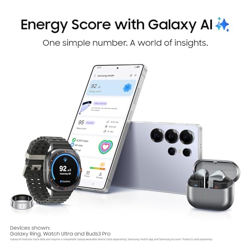 SAMSUNG Galaxy S25 Edge Phone, 512 GB AI Smartphone, Unlocked Android, Night Video, Fast Processor, ProScaler Display, All-Day Battery, 2025, US 1 Yr Manufacturer Warranty, Titanium JetBlack