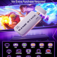 Retro Gaming Console, 20,000+ Retro Game Stick, 23 Emulators, 4K HD HDMI TV Game Stick, Built-in Classic Video Games, Plug & Play Game Console for TV with 2 Wireless Controllers