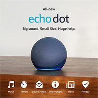 Amazon Echo Dot (newest model), Vibrant sounding Alexa speaker, Great for bedrooms, dining rooms and offices, Deep Sea Blue