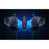 SteelSeries Arctis GameBuds for Xbox/PC/PS5/Switch/Mobile — Quick-Switch 2.4GHz+Bluetooth 5.3 — Active Noise Cancelling — Mobile App — Water Resistant IP55 — 40H Battery with Qi Charging Case - Black