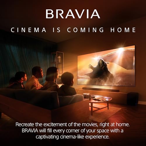 Sony BRAVIA Theater System 6, 5.1ch Home Theater System Sound bar with subwoofer and Rear Speakers, Surround Sound by Dolby Atmos/DTS:X Compatible HT-S60