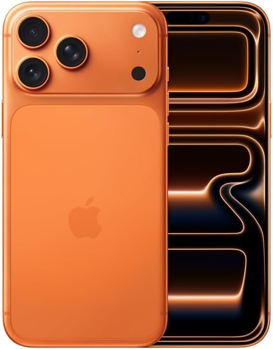 Apple iPhone 17 Pro Max, US Version, 256GB, eSIM, Cosmic Orange- Unlocked (Renewed) - Volt-Edge Technologies®