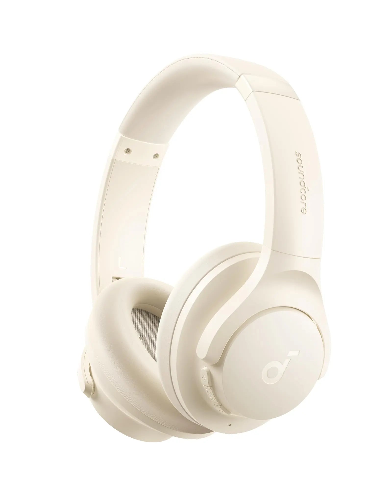 Soundcore by Anker Q20i Hybrid Active Noise Cancelling Headphones, Wireless Over-Ear Bluetooth, 40H Long ANC Playtime, Hi-Res Audio, Big Bass, Customize via an App, Transparency Mode (White) - Volt-Edge Technologies®