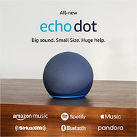Amazon Echo Dot (newest model), Vibrant sounding Alexa speaker, Great for bedrooms, dining rooms and offices, Deep Sea Blue