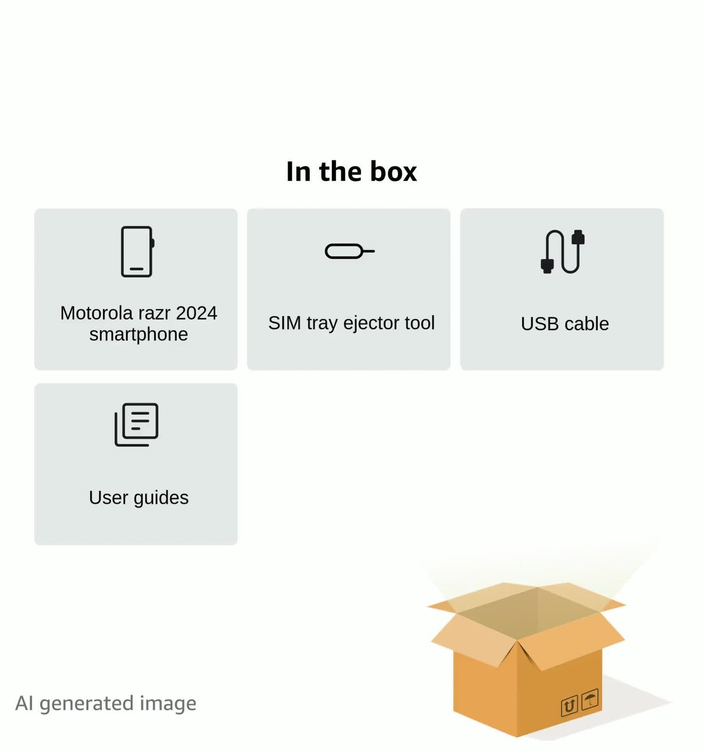 Motorola razr | 2024 | Unlocked | Made for US 8/256GB | 50MP Camera | Beach Sand