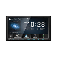 KENWOOD DMX9707S 6.95-Inch Capacitive Touch Screen, Car Stereo, Wired and Wireless CarPlay and Android Auto, Bluetooth, AM/FM Radio, MP3 Player, USB Port, Double DIN, 13-Band EQ, SiriusXM
