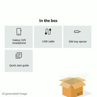 SAMSUNG Galaxy S25 Edge Phone, 512 GB AI Smartphone, Unlocked Android, Night Video, Fast Processor, ProScaler Display, All-Day Battery, 2025, US 1 Yr Manufacturer Warranty, Titanium JetBlack