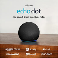 Amazon Echo Dot, Vibrant sounding Alexa speaker, Great for bedrooms, dining rooms and offices, Charcoal