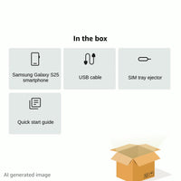 SAMSUNG Galaxy S25 Edge Phone, 512 GB AI Smartphone, Unlocked Android, Night Video, Fast Processor, ProScaler Display, All-Day Battery, 2025, US 1 Yr Manufacturer Warranty, Titanium JetBlack