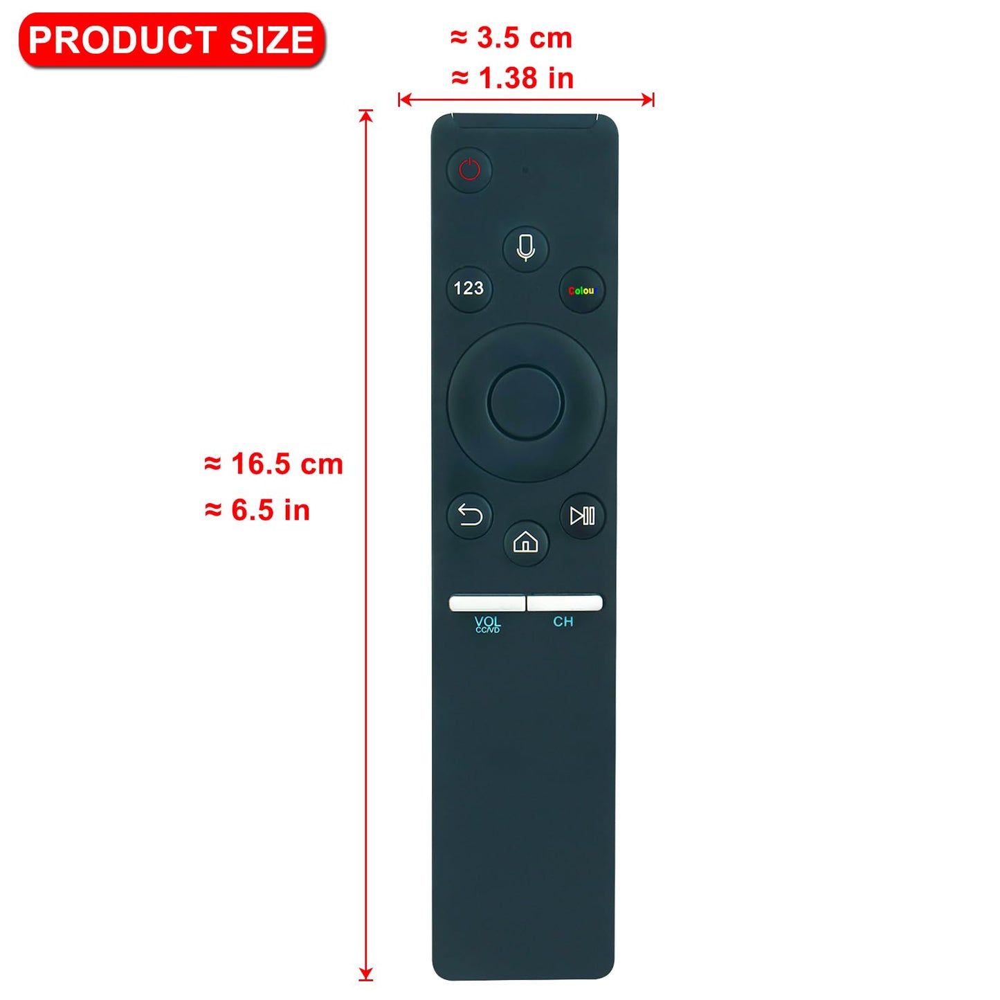 New BN59-01292A BN5901292A Voice Remote Control fit for Samsung 2017 UHD Smart TV MU9000 MU900D MU8500 MU7600 MU7500 MU7100 MU7000 MU6500 MU650D MU6300 MU630D Series and 2018 UHD Smart TV