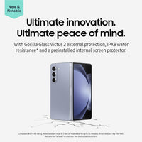 SAMSUNG Galaxy Z Fold 5 5G US Version, 256GB, ICY Blue - Unlocked (Renewed)