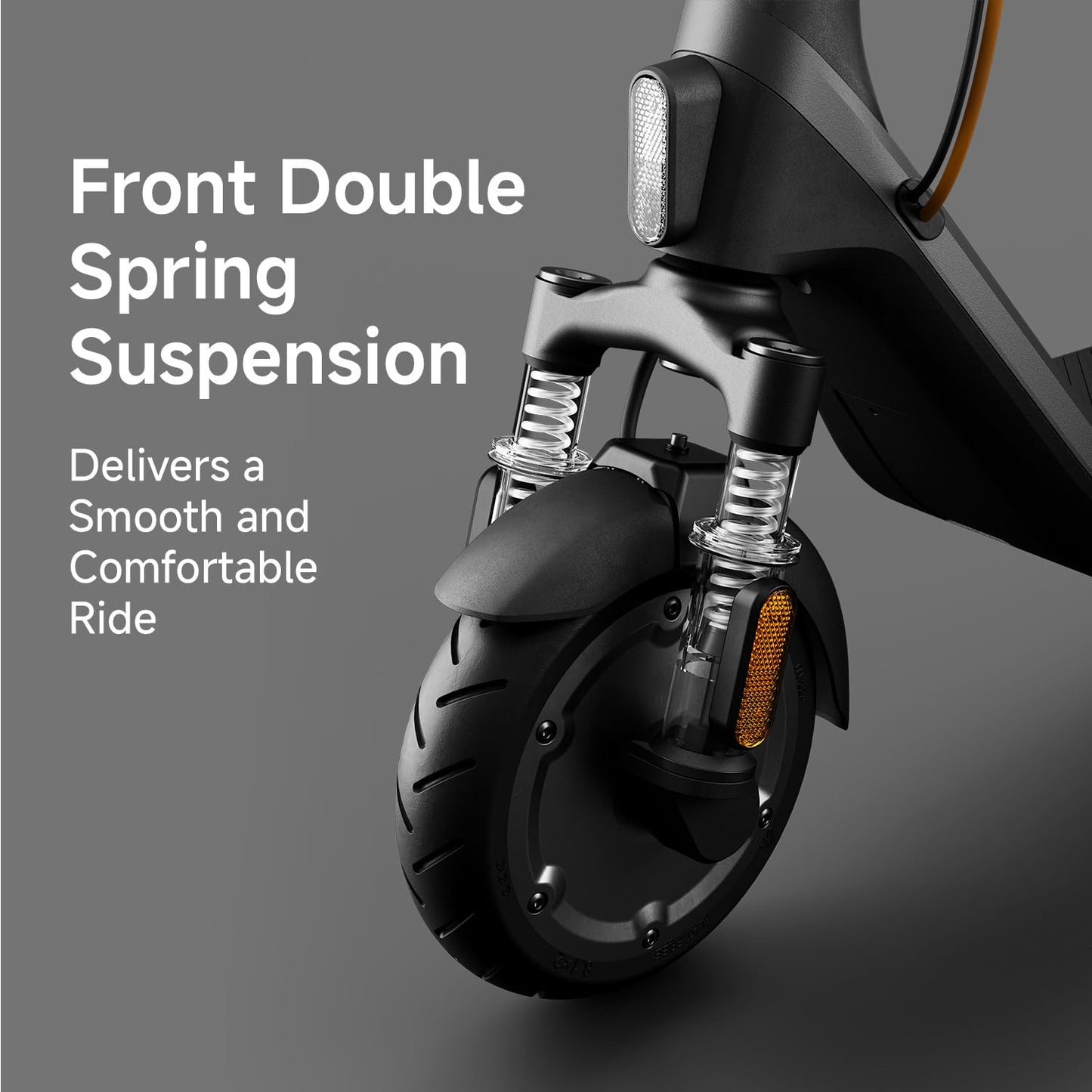 Segway Ninebot E2 Plus II Electric Scooter, 15.5 MPH, 16 Miles Max Range, Front Suspension, 8.1" Shock-Absorbing Tires, Dual Brakes, Scooter for Adults, UL-2272 2271 Certified - Volt-Edge Technologies®