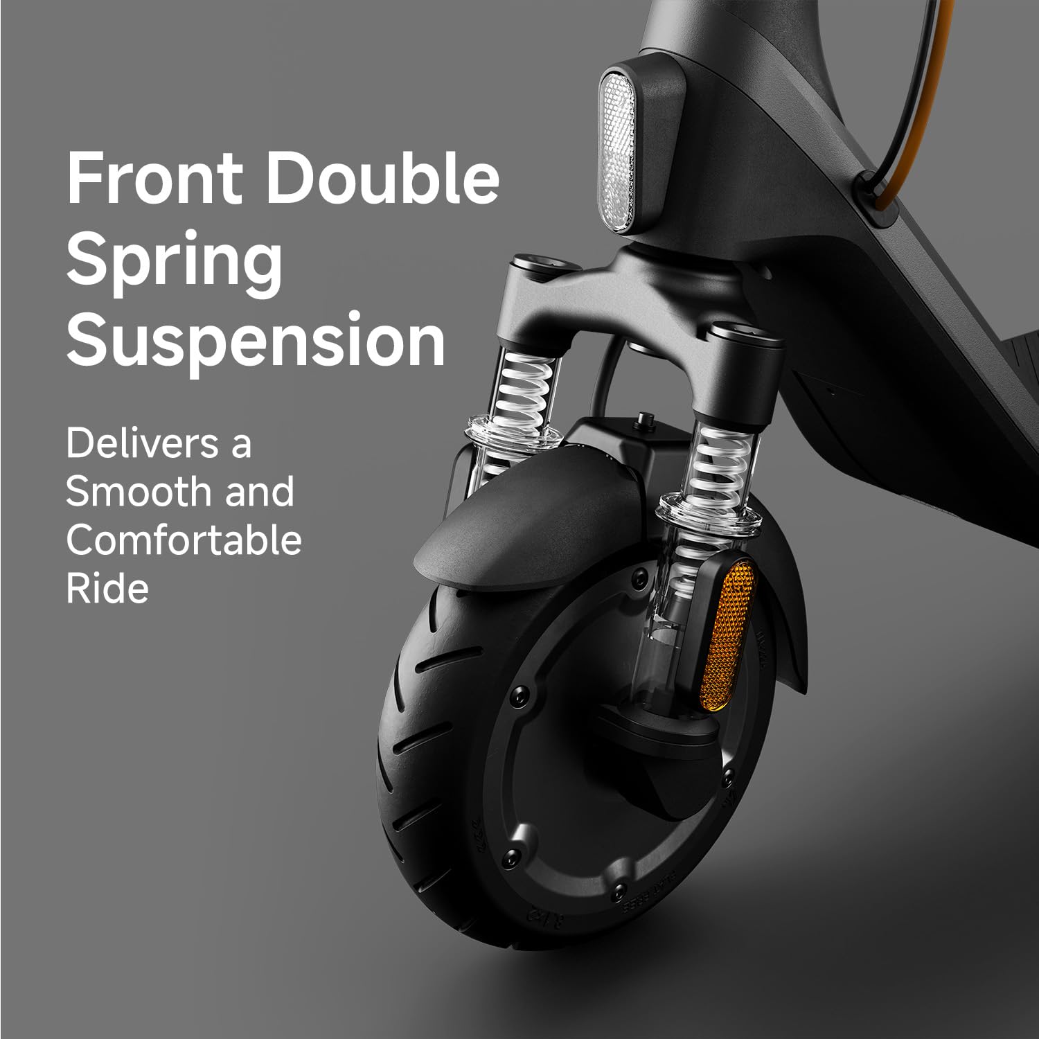 Segway Ninebot E2 Plus II Electric Scooter, 15.5 MPH, 16 Miles Max Range, Front Suspension, 8.1" Shock-Absorbing Tires, Dual Brakes, Scooter for Adults, UL-2272 2271 Certified - Volt-Edge Technologies®