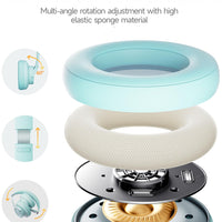 Picun B8 Bluetooth Headphones, 120H Playtime Headphone Wireless Bluetooth with 3 EQ Modes, Low Latency, Hands-Free Calls, Over Ear Headphones for Travel Home Office Cellphone PC Black - Volt-Edge Technologies®