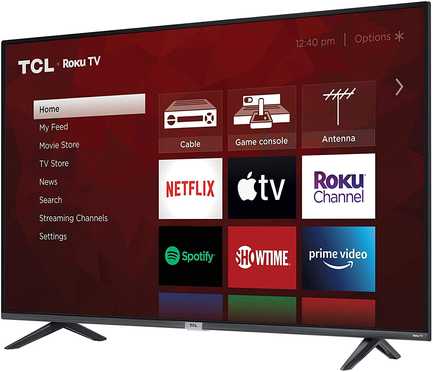 TCL 55" Class 4-Series 4K UHD HDR Smart Roku TV – 55S435, 2021 Model
