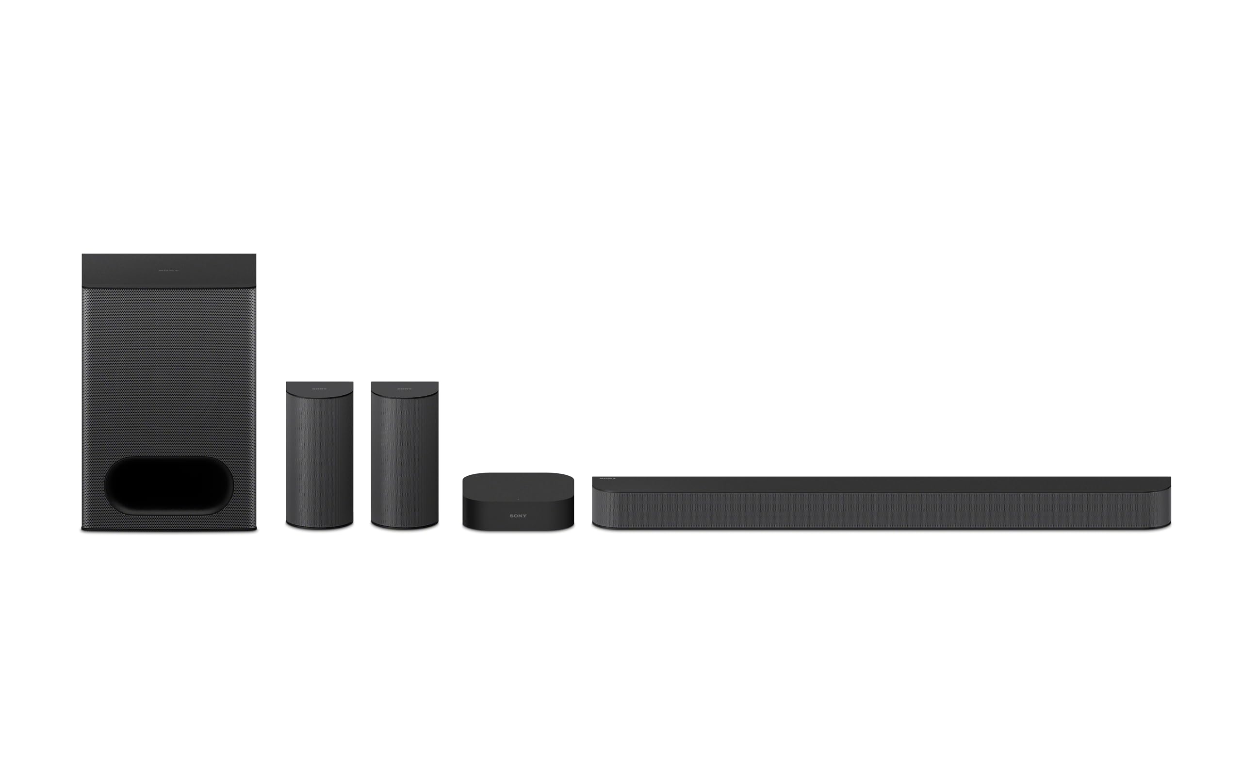 Sony BRAVIA Theater System 6, 5.1ch Home Theater System Sound bar with subwoofer and Rear Speakers, Surround Sound by Dolby Atmos/DTS:X Compatible HT-S60