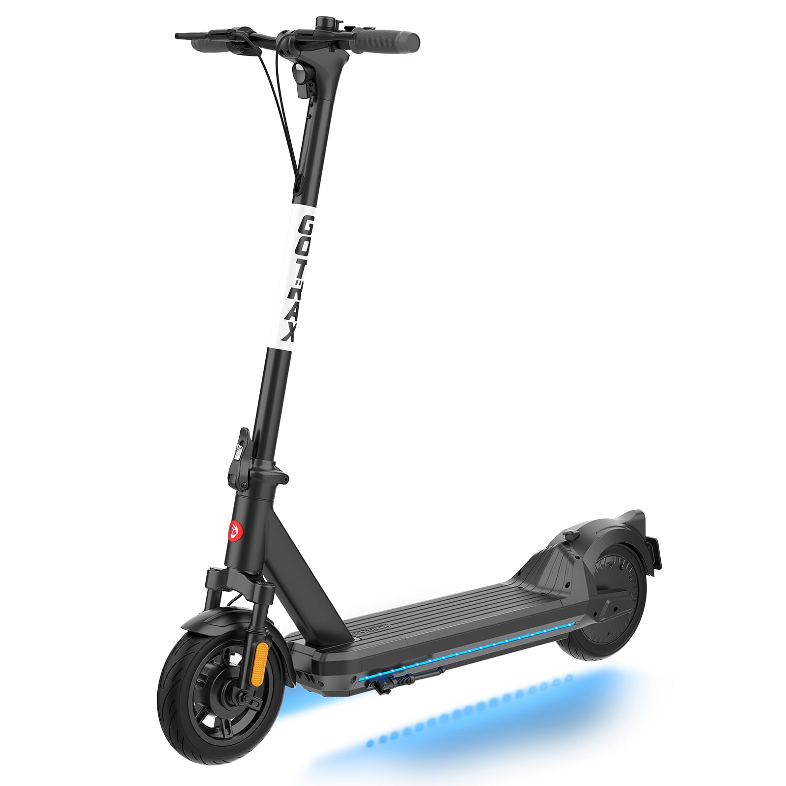 Gotrax Eclipse Electric Scooter, 10" Solid Tire, Max 20Mph Speed and 28Mile Range 500W Motor with Front Double Suspension Commuting EScooter for Adult, Black