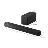 ULTIMEA 5.1CH Surround Sound Bar with Subwoofer, Dolby Atmos, VoiceMX, BassMX, APP, 300W Soundbar for Smart TV, Home Theater Surround Sound System for TV, BT 5.4, Poseidon M60 (2025 Model) - Volt-Edge Technologies®