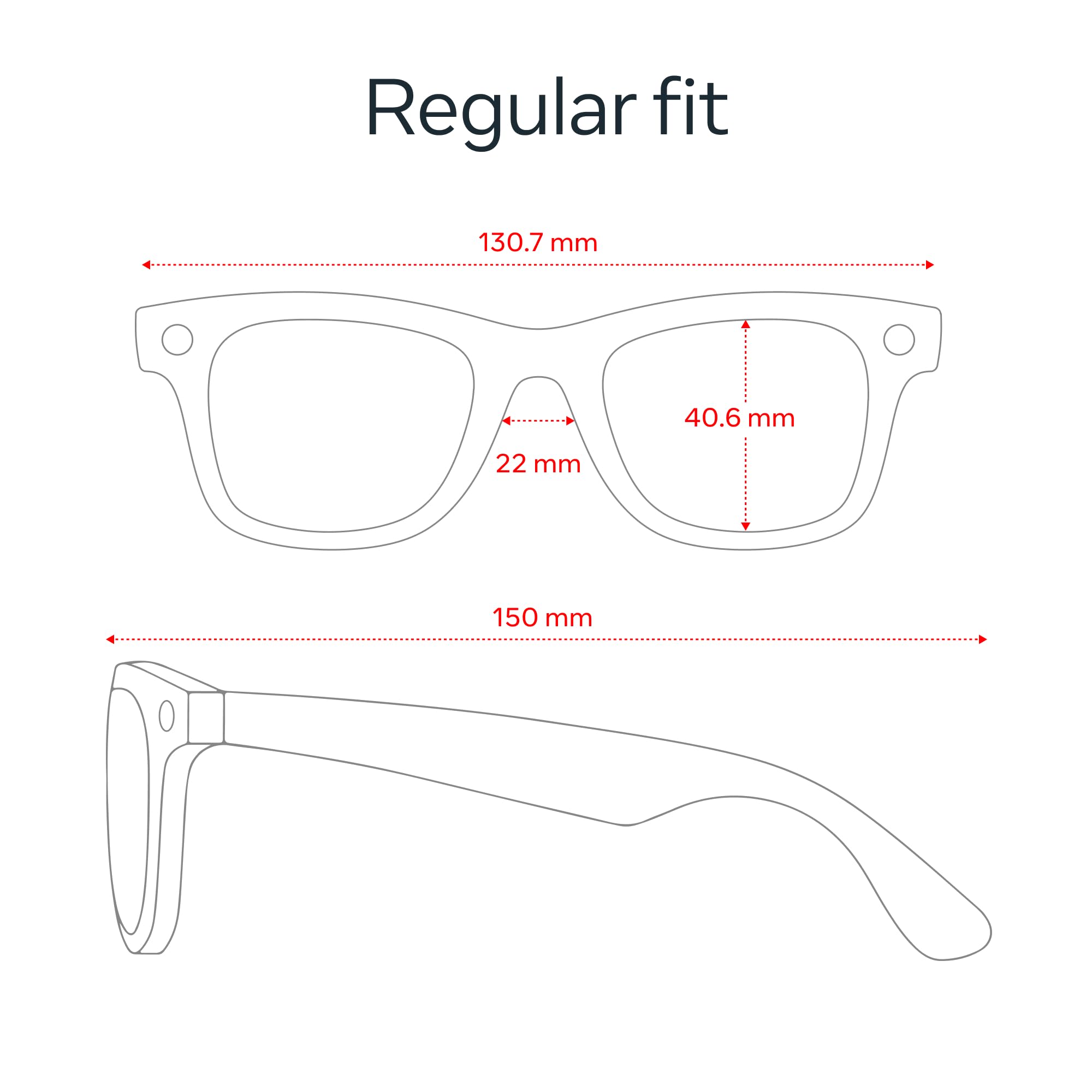 Ray-Ban Meta (Gen 2), Wayfarer, Matte Black | Smart AI Glasses for Men, Women — 2x Battery Life — 3K Ultra HD Resolution — 12 MP Ultra-Wide Camera, Audio, Video — Polarized Gradient Graphite Lenses