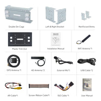 Joying 15.1 Inch Double Din Car Stereo, Car Radio with Apple Carplay & Android Auto, 8GB+128GB Android 13 Head Unit with Mirror Link, AM/FM, Bluetooth, SWC, GPS(JY-UTD15N8)