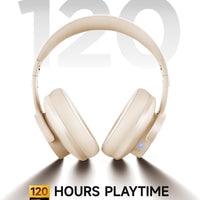 Picun B8 Bluetooth Headphones, 120H Playtime Headphone Wireless Bluetooth with 3 EQ Modes, Low Latency, Hands-Free Calls, Over Ear Headphones for Travel Home Office Cellphone PC Black - Volt-Edge Technologies®