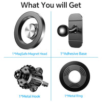 Kaistyle for Magsafe Car Mount【20 Strong Magnets】Magnetic Phone Holder for Car Phone Holder Mount Dash Mounted Holders Cell Phone Holders for Your Car Accessories for Women Men for iPhone 17 16 15 14