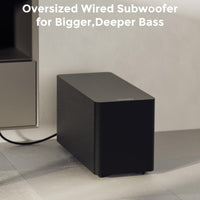 ULTIMEA 5.1CH Surround Sound Bar with Subwoofer, Dolby Atmos, VoiceMX, BassMX, APP, 300W Soundbar for Smart TV, Home Theater Surround Sound System for TV, BT 5.4, Poseidon M60 (2025 Model) - Volt-Edge Technologies®