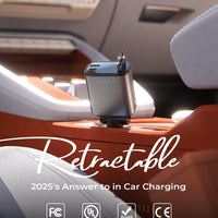 LISEN Retractable Car Charger, White Elephant Gifts for Men Women, 69W Cars Adapter USB C Fast Charger, Car Accessories for Women Men, Gifts for Dad Mom, for iPhone 17 Pro Max Air 16 15 14 13 12 Plus