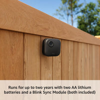 Blink Outdoor 4 – Wireless smart security camera, two-year battery life, 1080p HD day and infrared night live view, two-way talk. Sync Module Core included – 3 camera system - Volt-Edge Technologies®