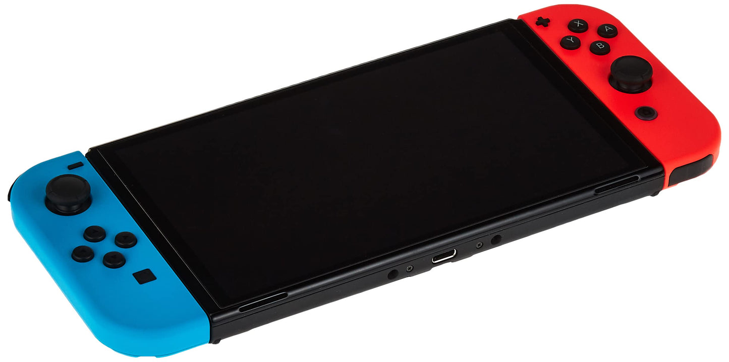 Nintendo Switch – OLED Model w/Neon Red & Neon Blue Joy-Con