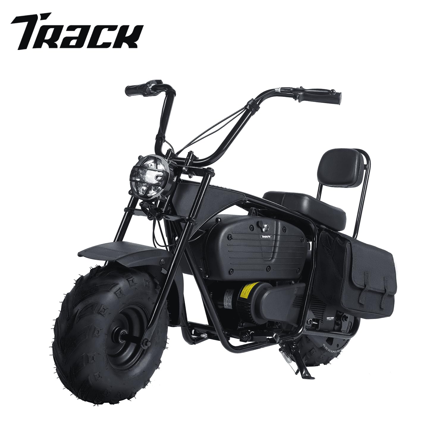 Track Seven 36V Electric Mini Dirt Bike, 1000W Motor Powered Motorcycle, 14.5" Tires, Up to 22 MPH, 2 Hanging Bags, Supports Up to 185 lbs, for Adults and Kids