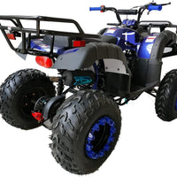 HHH 200cc ATV Big Utility 4 wheeler Adults Youth quad with Automatic Transmission Reverse, LED Headlight, Matching Rims, Big 23/22 inches Wheels CT-200-1 (Blue)