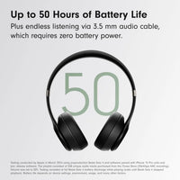 Beats Solo 4 - Wireless Bluetooth On-Ear Headphones, Apple & Android Compatible, Up to 50 Hours of Battery Life - Matte Black - Volt-Edge Technologies®