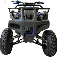 HHH 200cc ATV Big Utility 4 wheeler Adults Youth quad with Automatic Transmission Reverse, LED Headlight, Matching Rims, Big 23/22 inches Wheels CT-200-1 (Blue)