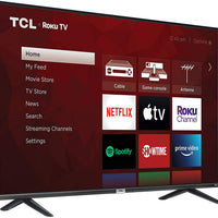 TCL 55" Class 4-Series 4K UHD HDR Smart Roku TV – 55S435, 2021 Model