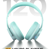 Picun B8 Bluetooth Headphones, 120H Playtime Headphone Wireless Bluetooth with 3 EQ Modes, Low Latency, Hands-Free Calls, Over Ear Headphones for Travel Home Office Cellphone PC Black - Volt-Edge Technologies®