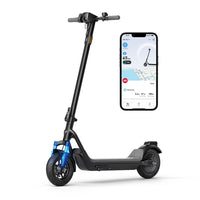 NIU Electric Scooter for Adults - Front Suspension, 600W Max Power, 18 Miles Range, Max Speed 17.4MPH, 9.5'' Pneumatic Tires, Dual Brakes, Easy Folding Portable Commuting Escooter, UL Certified