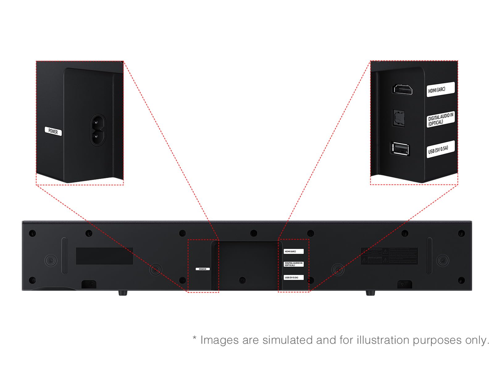 Samsung B-Series Soundbar HW B400F 2.0 ch Soundbar with Built in Subwoofer (2025 Model) One Remote Control, Surround Sound Expansion, Voice Enhance Mode - Volt-Edge Technologies®