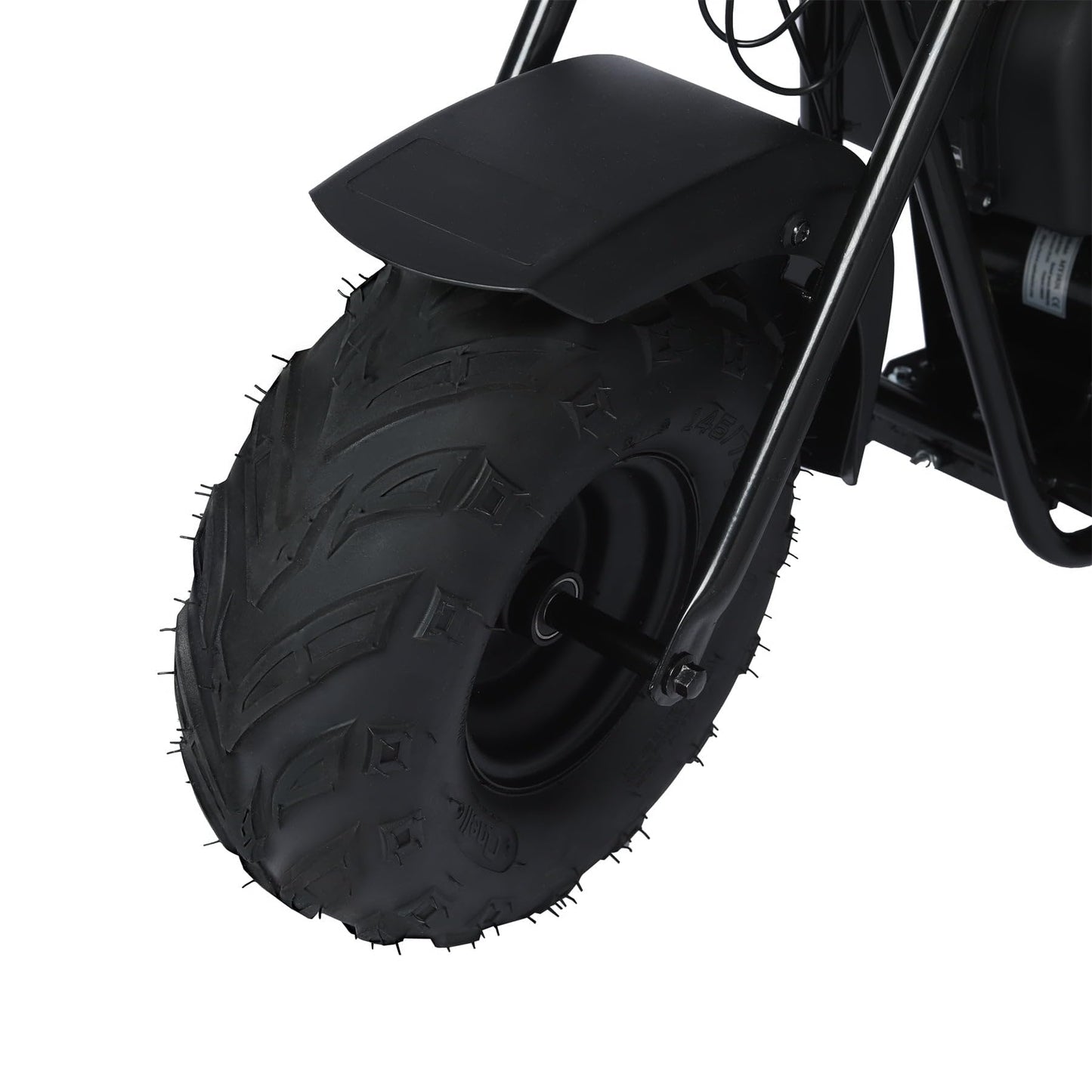 Track Seven 36V Electric Mini Dirt Bike, 1000W Motor Powered Motorcycle, 14.5" Tires, Up to 22 MPH, 2 Hanging Bags, Supports Up to 185 lbs, for Adults and Kids