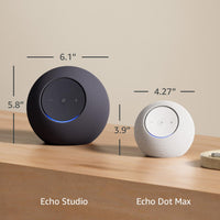 Introducing Amazon Echo Dot Max, Alexa speaker with room-filling sound and built-in smart home hub, with Alexa+ Early Access, Graphite