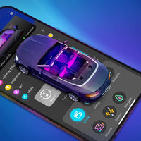Govee Car LED Lights, Smart Car Interior Lights with App Control, RGB Lights with DIY Mode and Music Mode, 2 Lines Design LED Lights for Cars with Car Charger, 12V