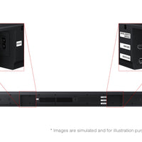 Samsung B-Series Soundbar HW-B550F 2.1 ch DTS Virtual:X Soundbar with Subwoofer (2025 Model) Voice Enhance Mode, Bass Boost, Adaptive Sound - Volt-Edge Technologies®