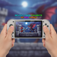 Retro Handheld Portable Video Game Console - 4.3" IPS Screen, Emuelec System, 64GB, 20,000+ Games, Classic Game System (64 GB)