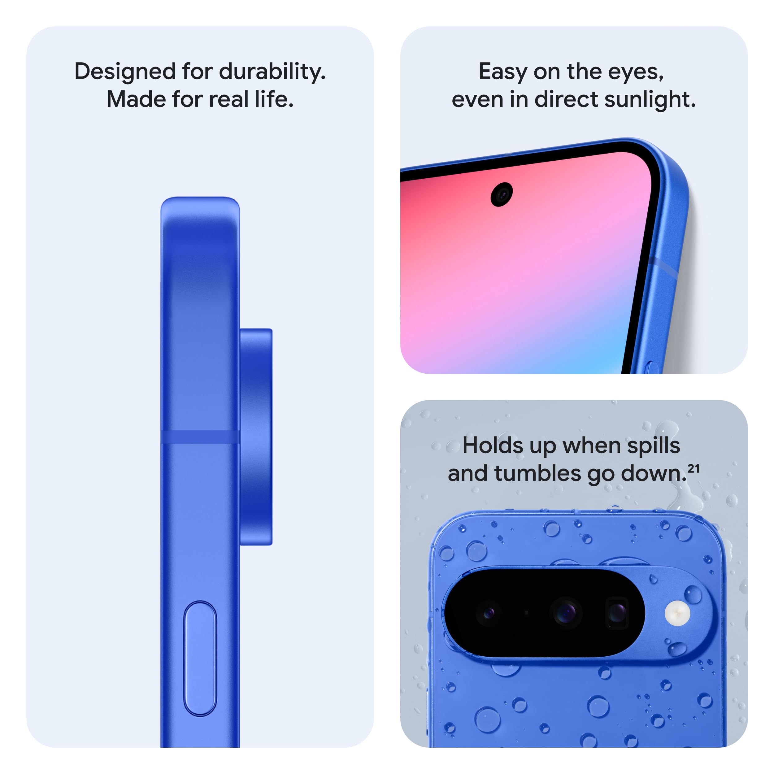 Google Pixel 10 - Unlocked Android Smartphone - Gemini AI Assistant, Advanced Triple Rear Camera, Fast-Charging 24+ Hour Battery, and 6.3" Actua Display - Indigo - 128 GB (2025 Model)