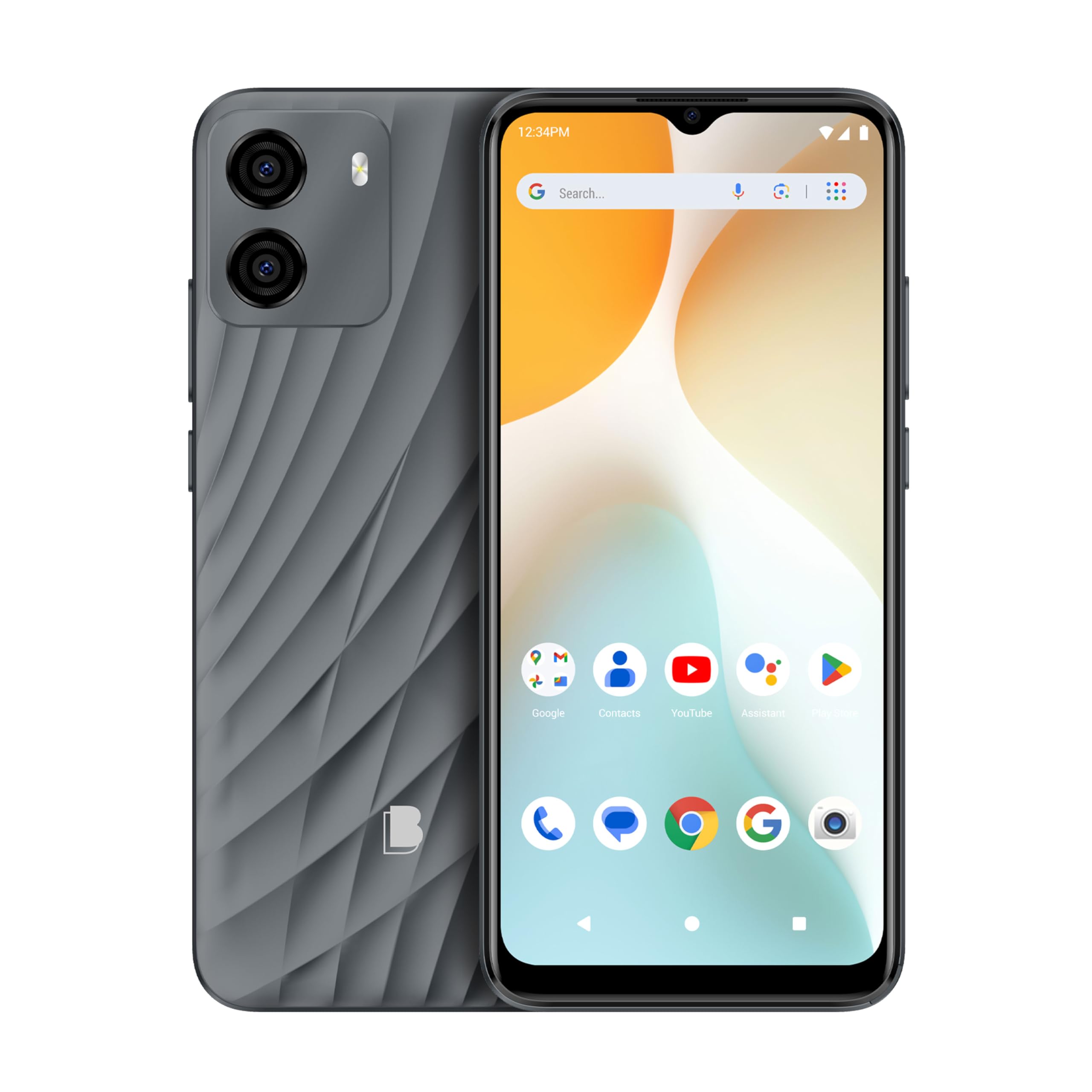 BLU G35 | 2025 | Unlocked | 6.5” HD+ Infinity Display | Dual 8MP Camera + LED Flash 5MP Selfie Camera | 32GB/3GB I US Version | US Warranty | Grey