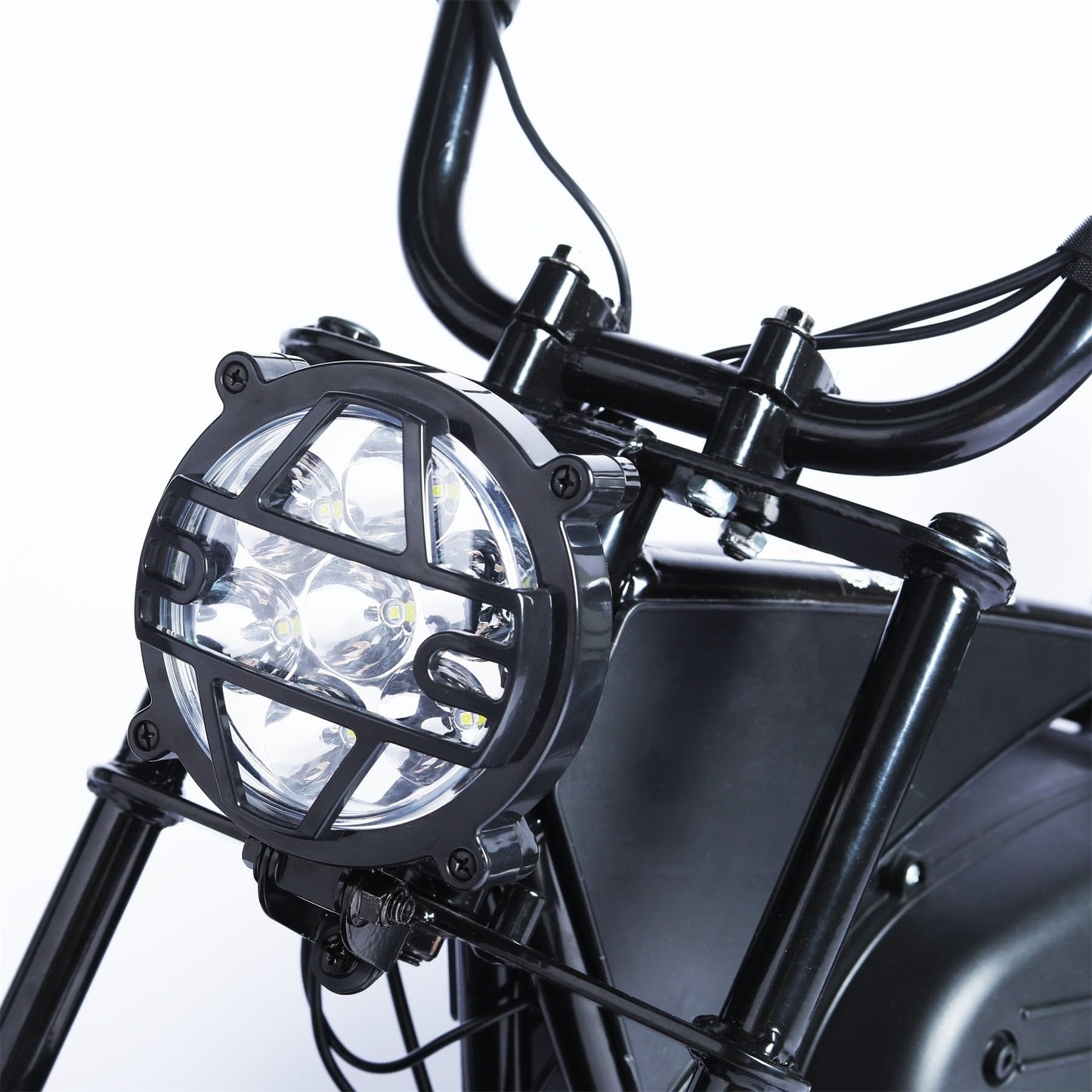 Track Seven 36V Electric Mini Dirt Bike, 1000W Motor Powered Motorcycle, 14.5" Tires, Up to 22 MPH, 2 Hanging Bags, Supports Up to 185 lbs, for Adults and Kids