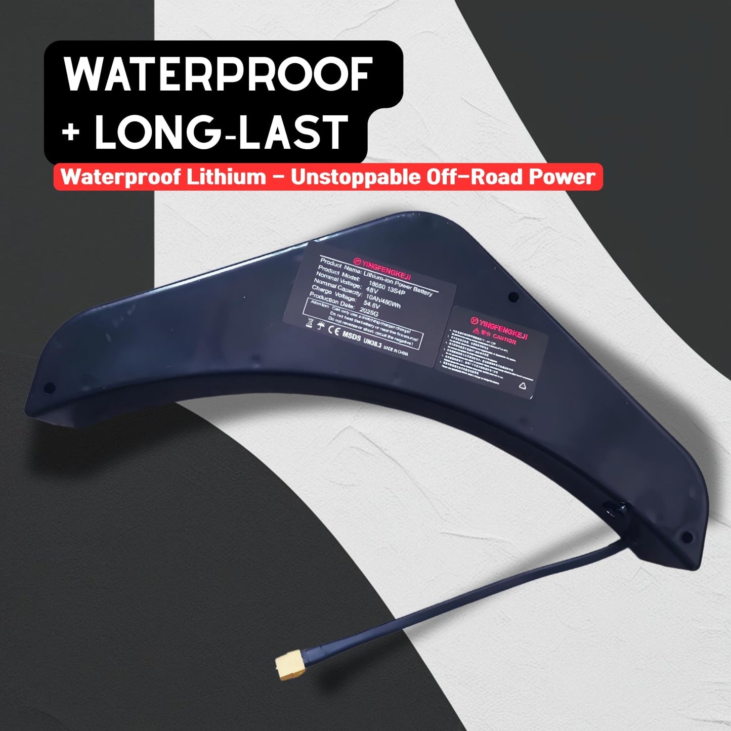 Zyliathor Electric Go Kart Adults/Kids - 48V 2000W Motor 12-31MPH, 6'' All-Terrain Tires, 10.4Ah(12+Mi), 440lbs Capacity, 3-Speed Modes LED Lights & Charger (Black)