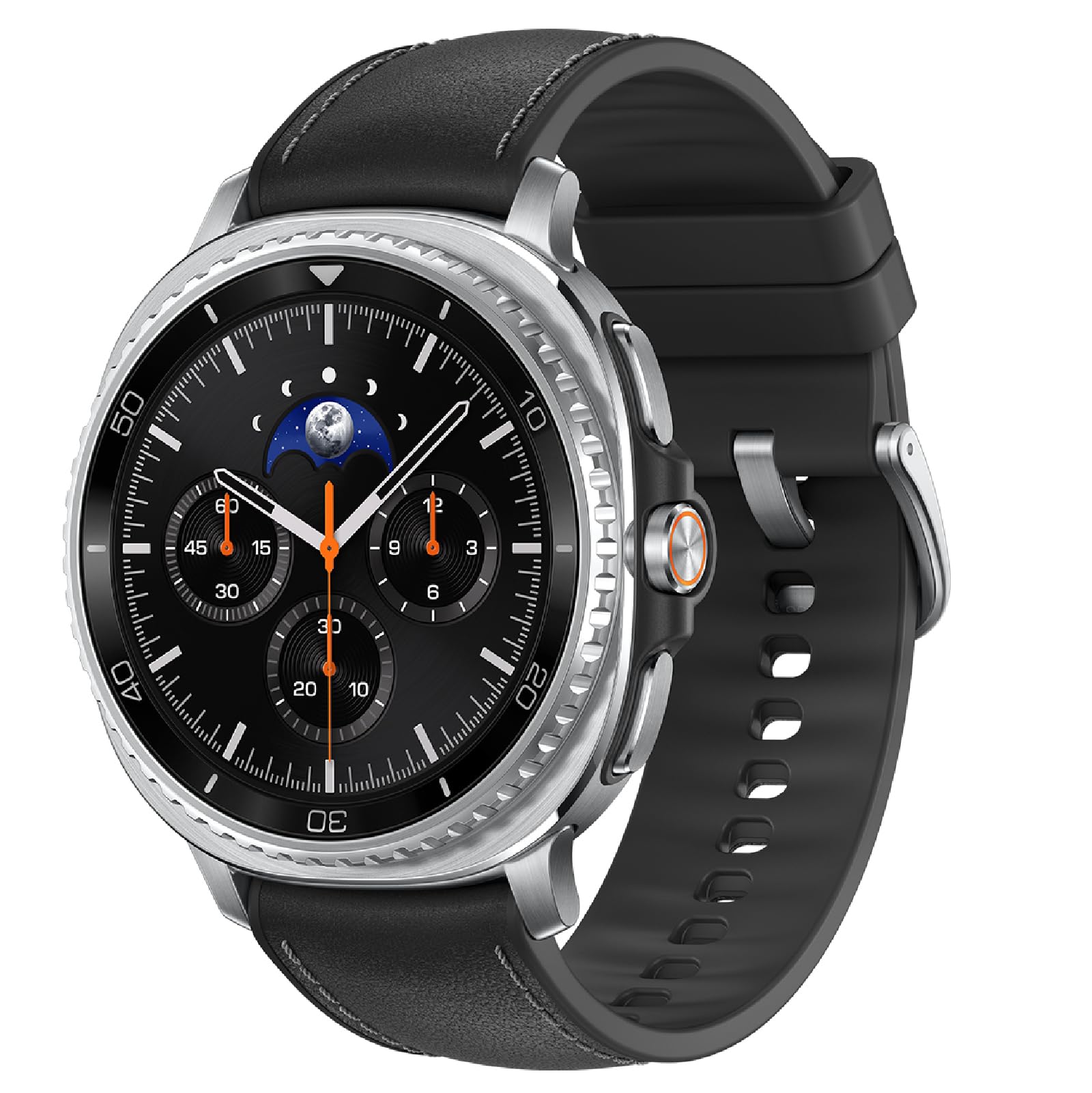 Samsung Galaxy Watch 8 Classic (2025) 46mm LTE Smartwatch, Cushion Design, Rotating Bezel, Quick Button, Sleep Coaching, Running Coach, Energy Score, Black [US Version, 2 Yr Warranty]